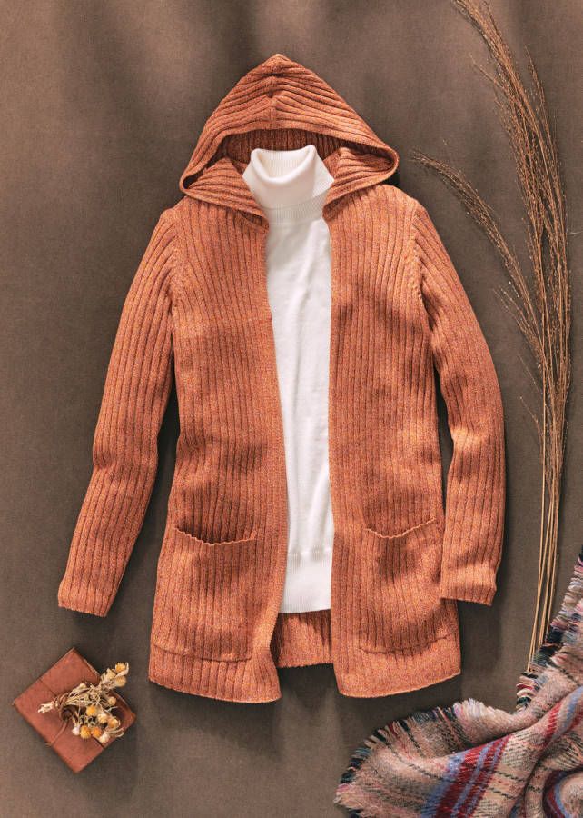 bonprix Vest met capuchon