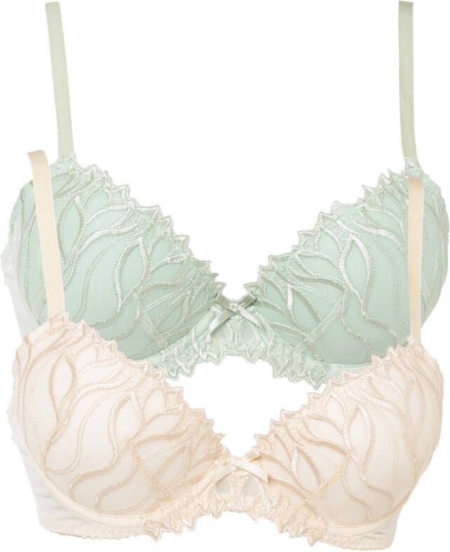 bonprix Voorgevormde bh met beugels(set van 2 )