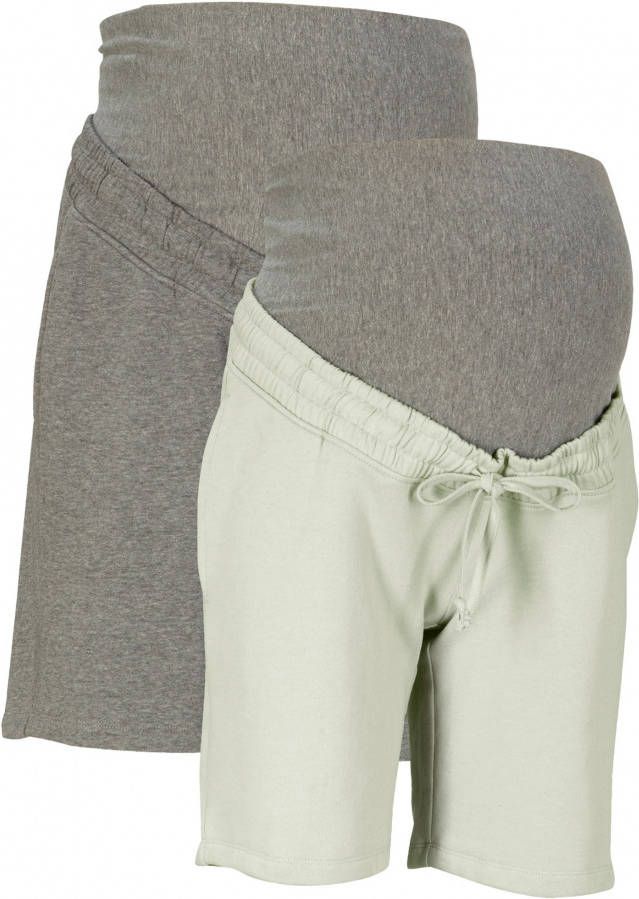 bonprix Zwangerschaps sweat bermuda(set van 2 )