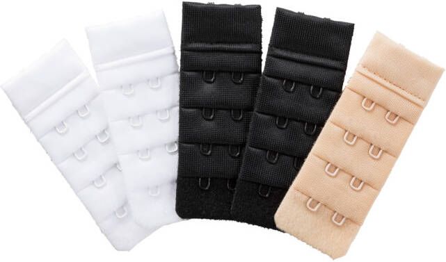 bonprix Bh verlengstuk(set van 5)met dubbele haaksluiting