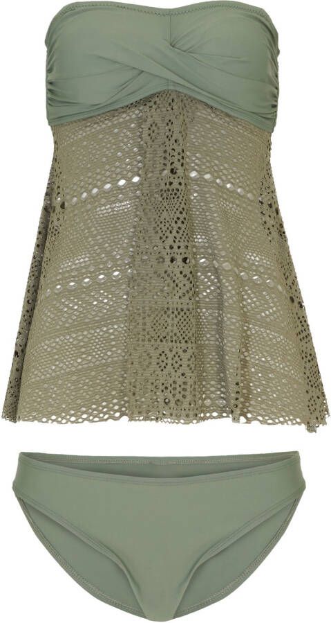 bonprix Lange bandeau tankini(2 dlg. set )