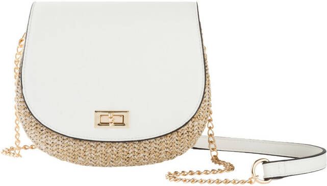 bonprix Schoudertas in rieten look