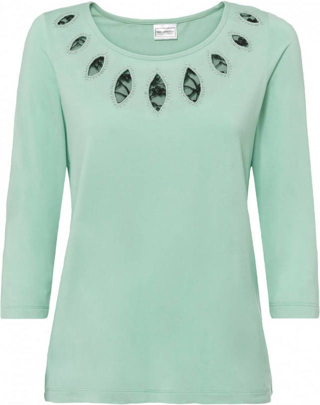 bonprix Shirt met kant