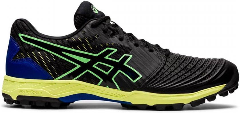 ASICS Hockeyschoenen field ultimate ff black bright lime