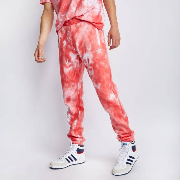 Adidas Adicolor Ess Cuffed Pant Heren Broeken Red Katoen Fleece