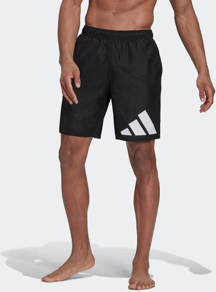 Adidas Classic Length Logo Zwemshort Black/White Heren