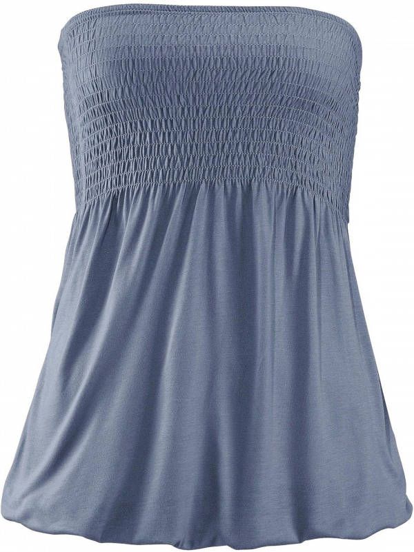 Bandeautop in rookblauw van LASCANA