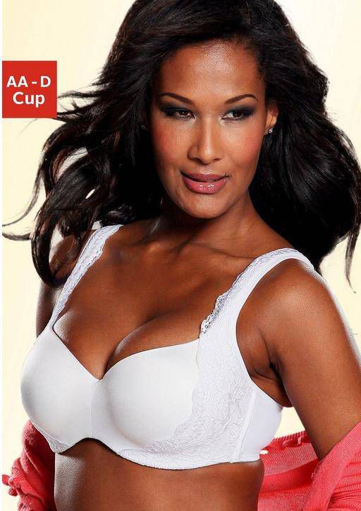 Nuance Bh met steuncups Optimizer met beugel en fijne jacquard kant