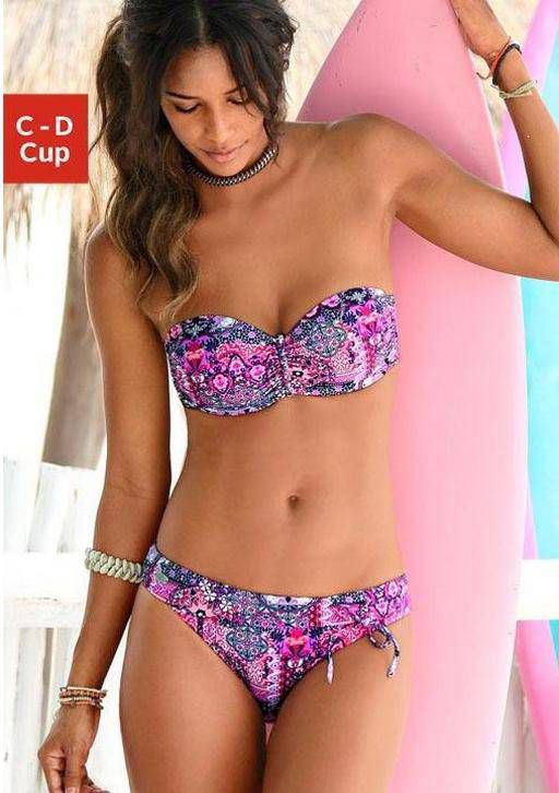 Buffalo Bandeau bikinitop Shari met paisleyprint
