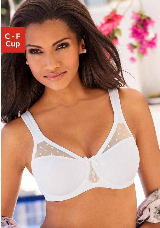 Nuance minimizer-beugel-BH met tegengevoerde jacquard-kant