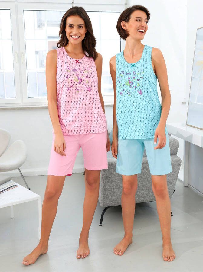 Shorty's in turquoise + roze van wäschepur