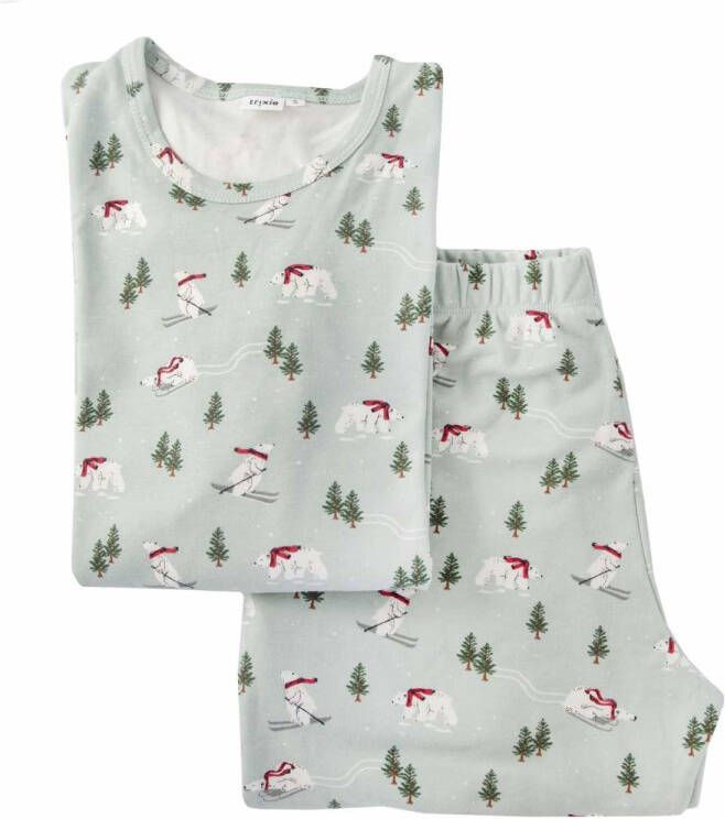 TRIXIE Nachtmode & Loungewear Mommy Pyjama 2 pieces Christmas Groen