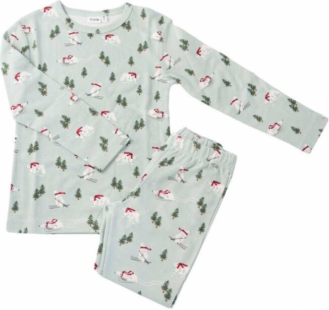 TRIXIE Nachtmode & Loungewear Pyjama 2 pieces Christmas Groen