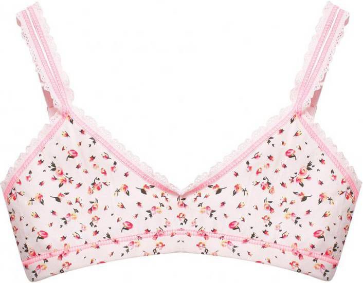 Claesen's tienerbh met bloemen roze