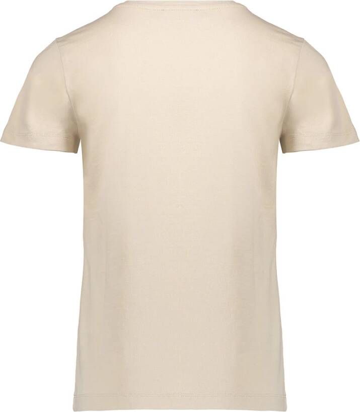 Geisha ! Meisjes Shirt Korte Mouw -- Zand Katoen