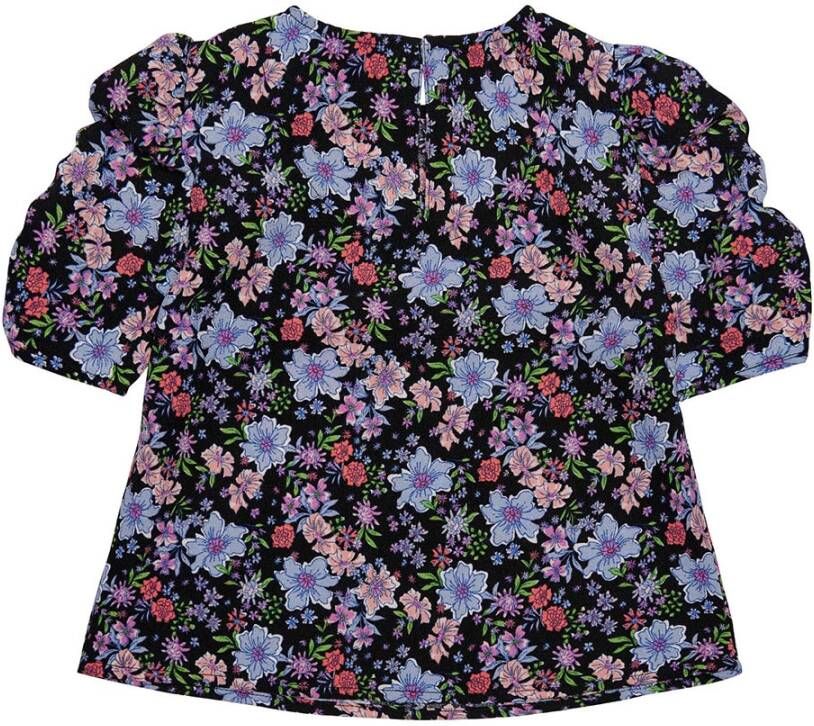 Only ! Meisjes Shirt Korte Mouw -- All Over Print Polyester/elasthan