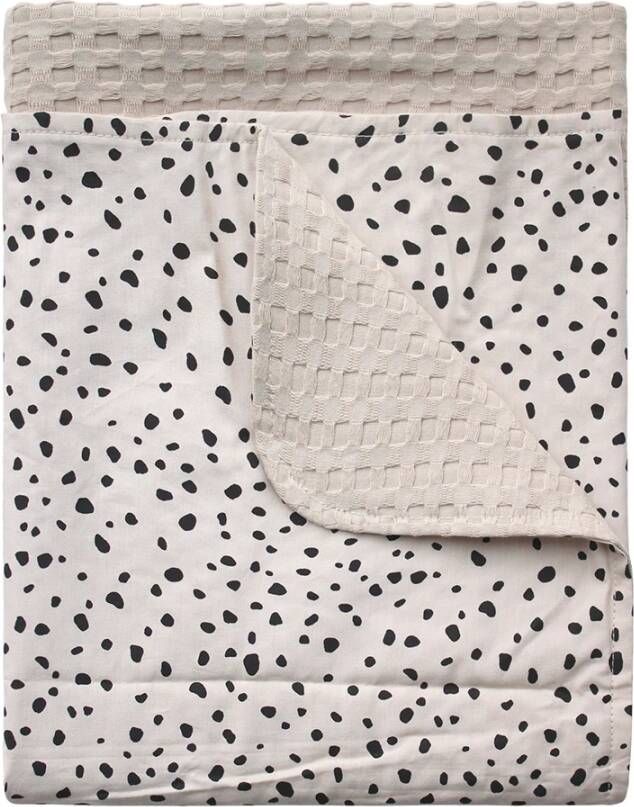 Your Wishes baby ledikantdeken cheetah 100x140 cm zwart/beige