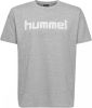 Hummel Go Cotton Logo T shirt Grijs Kinderen online kopen