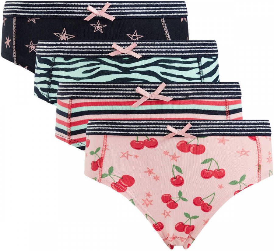 WE Fashion hipster set van 4 multi