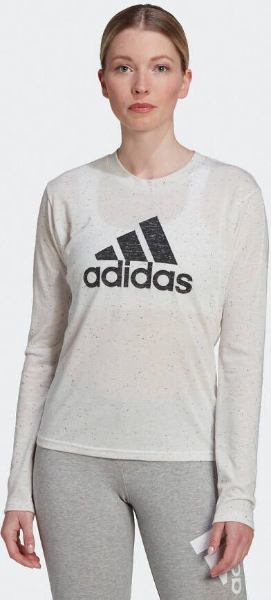 adidas performance T shirt gemê, leerd Sportswear lange mouwen