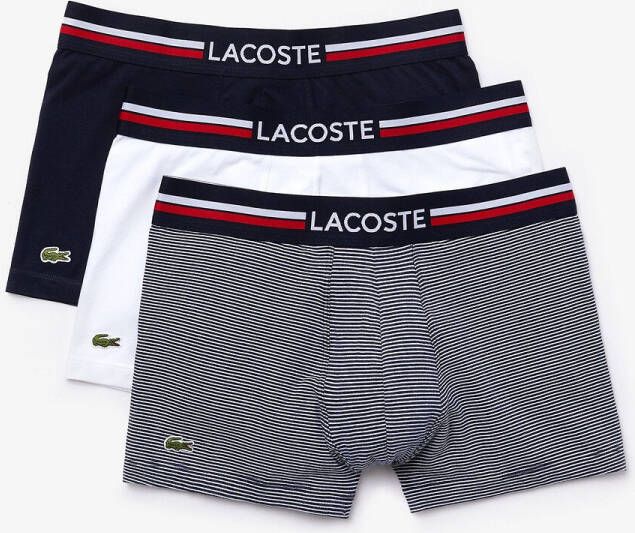 Lacoste Essential Boxershort Verpakking 3 Stuks Heren