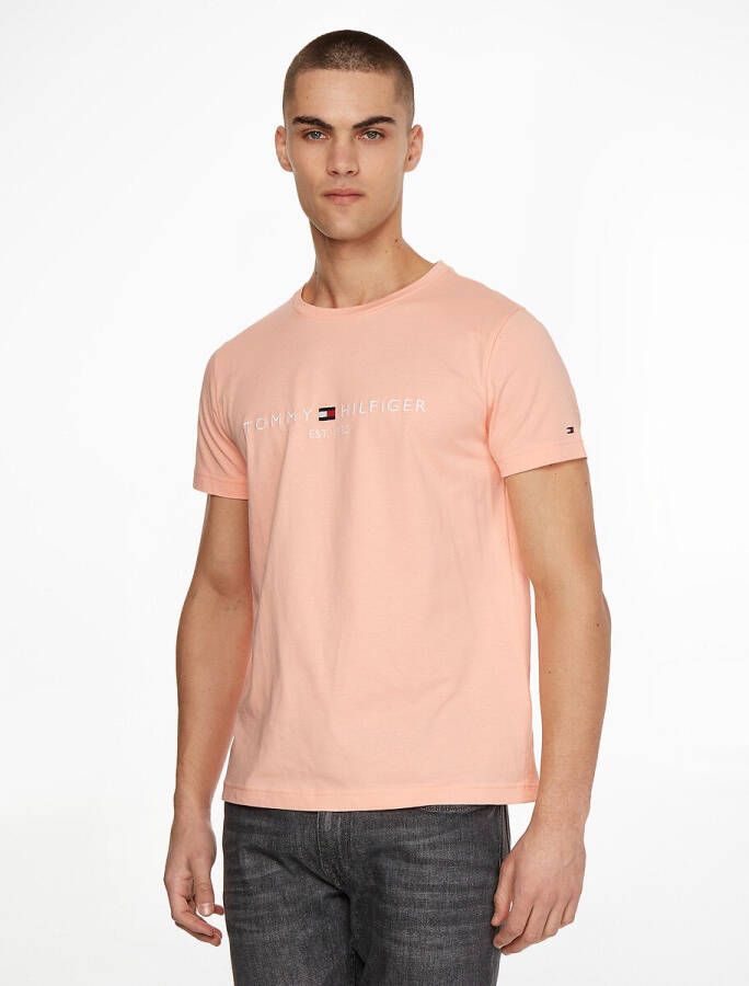 Tommy Hilfiger T shirt met ronde hals Tommy Logo