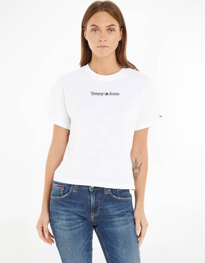 Tommy Hilfiger TJW CLS Serif Linear Dw0Dw15049Ybr , Wit, Dames