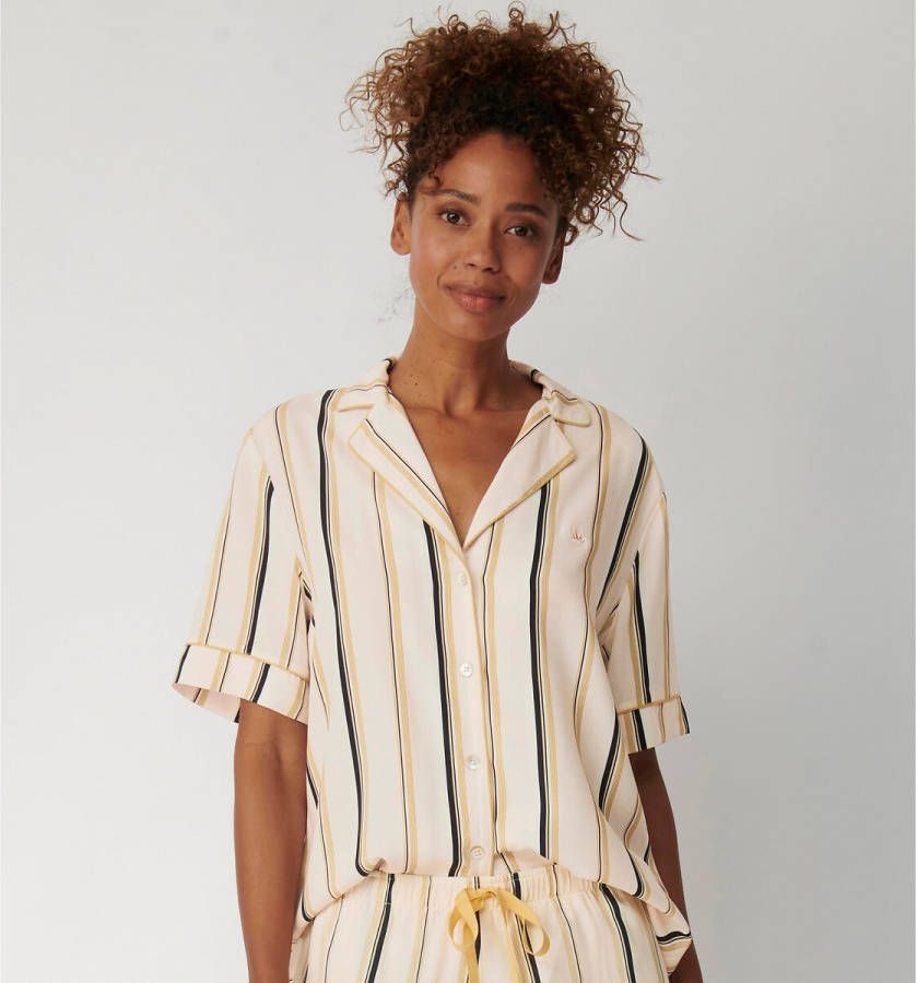 Triumph Boyfriend pyjamatop met streepprint
