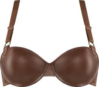 Marlies Dekkers femme fatale plunge balconette bh | wired padded burnt caramel 75E