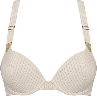 Marlies Dekkers Gloria Push Up Bh | Wired Padded Pristine And Gold 80c