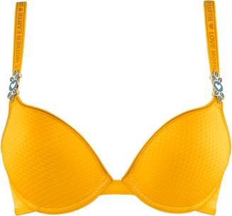 Marlies Dekkers Lady Leaf Push Up Bh | Wired Padded Bright Ochre 75d