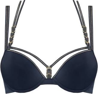 Marlies Dekkers manjira wired padded push up | wired padded dark blue and gold