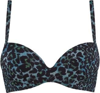 Marlies Dekkers Panthera Push Up | Wired Padded Black And Green 70c
