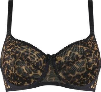 Marlies Dekkers Peekaboo Niet voorgevormde Balconette Bh | Wired Unpadded Leopard Print 80f