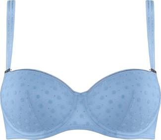 Marlies Dekkers Petit Point Balconette Bh | Wired Padded Light Blue And Silver 75e