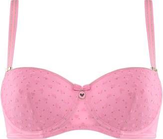 marlies | dekkers Rebel Heart voorgevormde balconette bh met lurex en flockprint