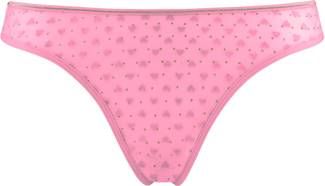 marlies | dekkers Rebel Heart string van mesh met lurex en flockprint