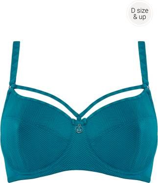 Marlies Dekkers Space Odyssey Niet voorgevormde Balconette Bh | Wired Unpadded Lagoon Blue 70e