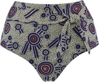 marlies | dekkers Star Coral high waisted bikinislip met print en geknoopt detail