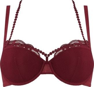 Marlies Dekkers the mauritshuis plunge balconette bh | wired padded rhubarb red 90E