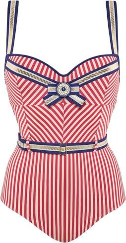 Marlies Dekkers victoria plunge balconette badpak | wired padded red ivory blue
