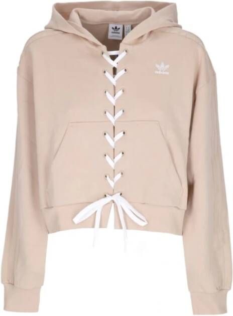 Adidas Hoodies & Sweatvesten Beige Dames