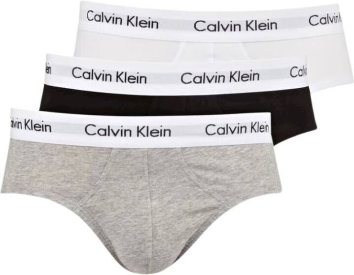 Calvin Klein Slip met logo opschrift op de onderbroekband(3 stuks )
