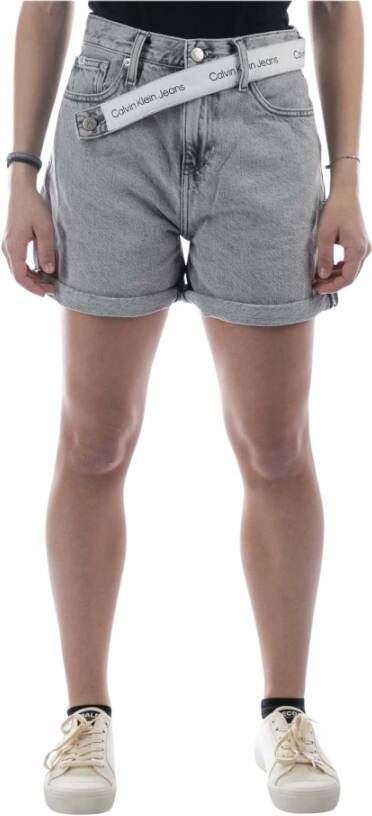 Calvin Klein Denim shorts Grijs Dames