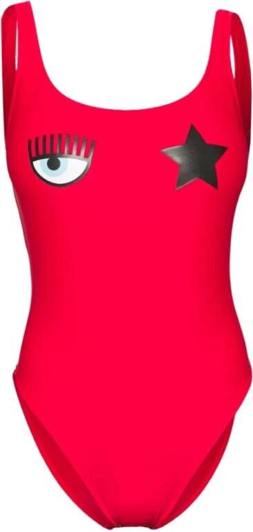 Chiara Ferragni Elympian Eyestar Olympisch kostuum Collection, Rood, Dames