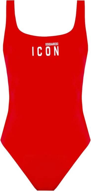 Dsquared2 One piece swimsuit , Rood, Dames