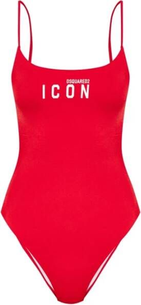 Dsquared2 One piece swimsuit , Rood, Dames