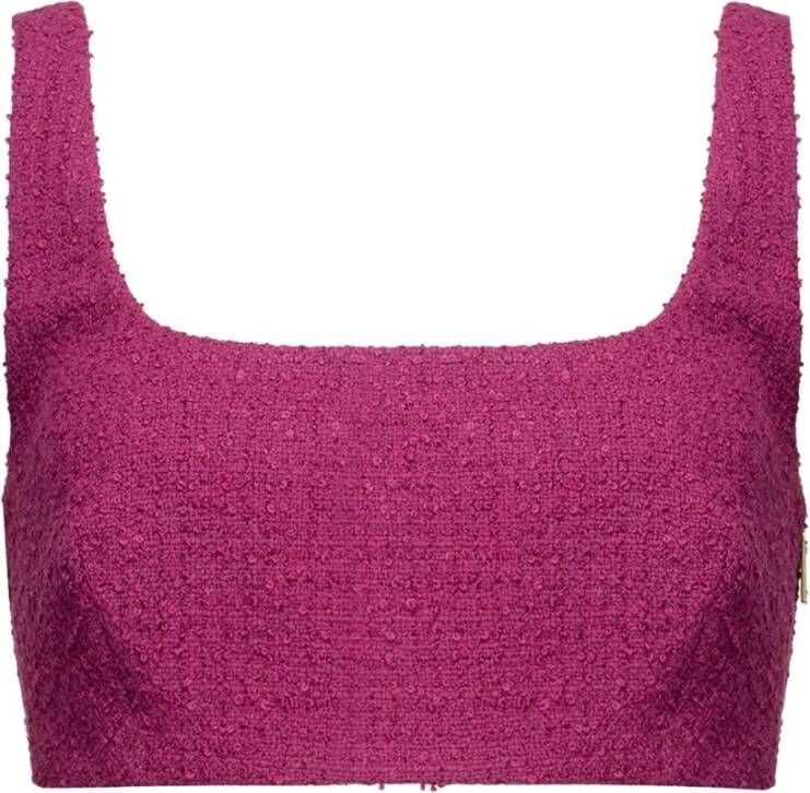 pinko Mouwloze tops , Paars, Dames