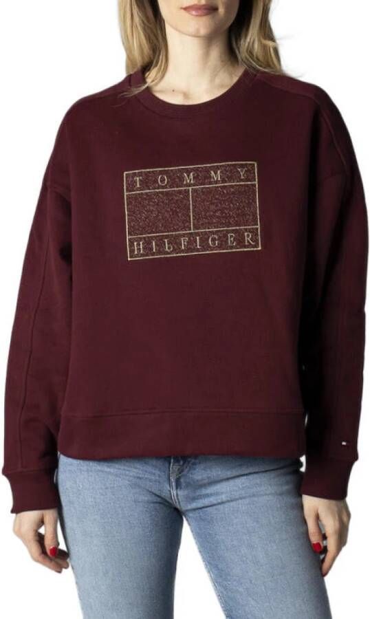 Tommy Hilfiger Hoodies & Sweatvesten Rood Dames