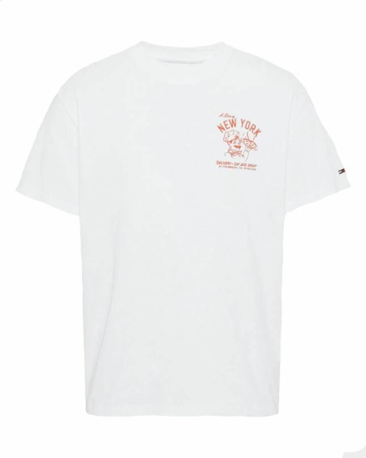 Tommy Jeans TJM TJ Best pizza and dm0dm14018 , Wit, Heren